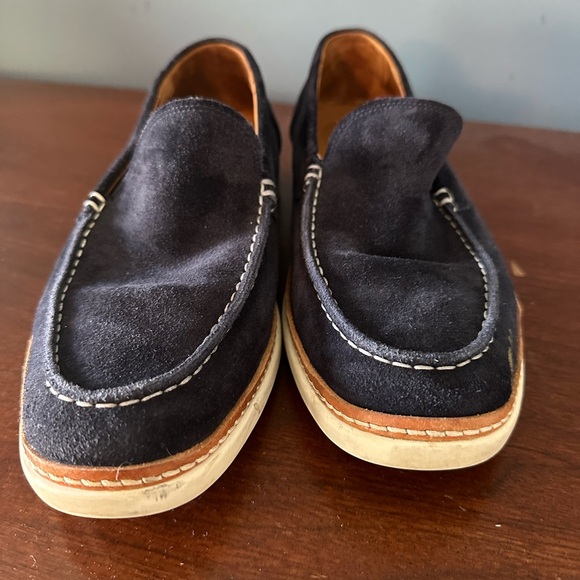 Allen Edmonds Suede Loafers 9.5 size - Picture 1 of 5